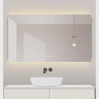 两边发光浴室镜全身左右铝合金上下/镜子led卫生间除雾镜智能灯镜