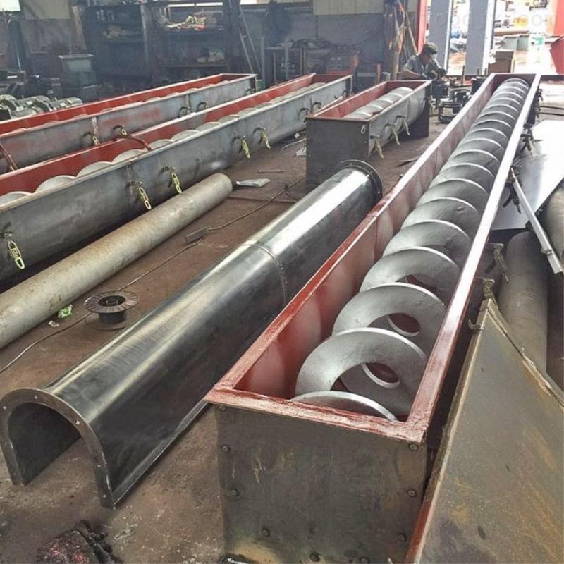 螺旋输送机无轴双轴管式龙绞螺旋输送机上料机提升机源头厂家