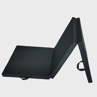 皮革叠三折体操垫pu舞蹈垫子运动健身海绵垫空翻训练垫