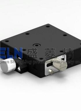 燕尾槽螺杆手动驱动精密微调滑台x轴lwfx60-r对位调整平台xeg60