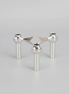 轻奢极简三角烛台北欧经典烛台分子复刻拼接烛台平衡烛台民宿软装