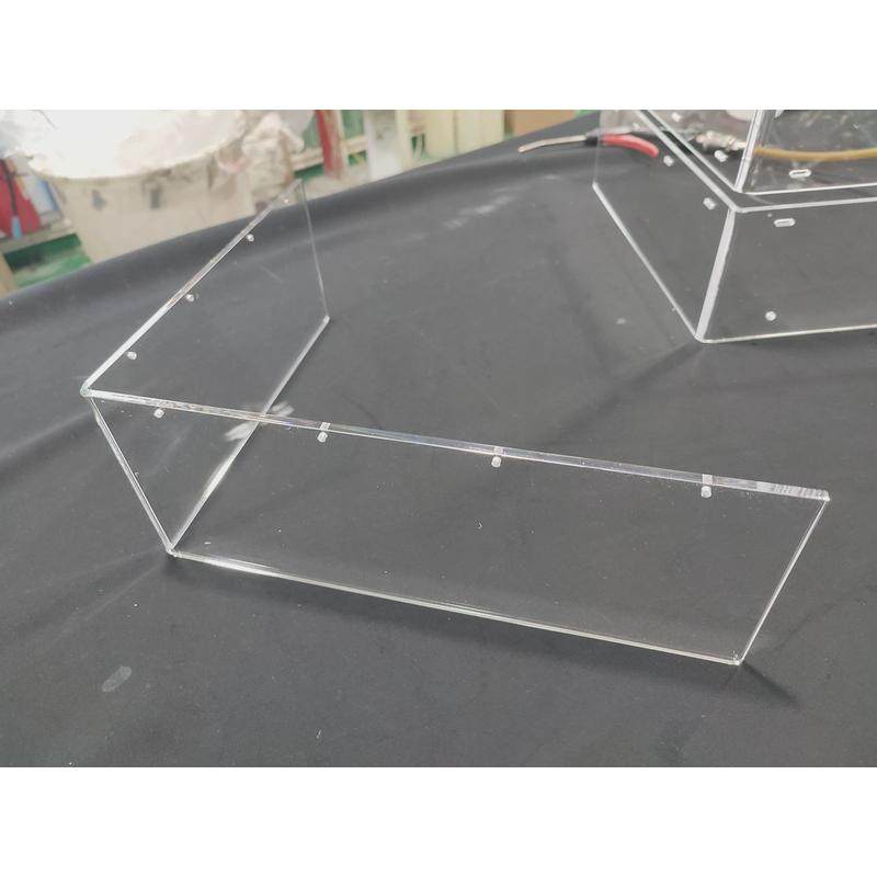 透明高清有机玻璃制品一体亚克力成型热弯整体折弯产品加工