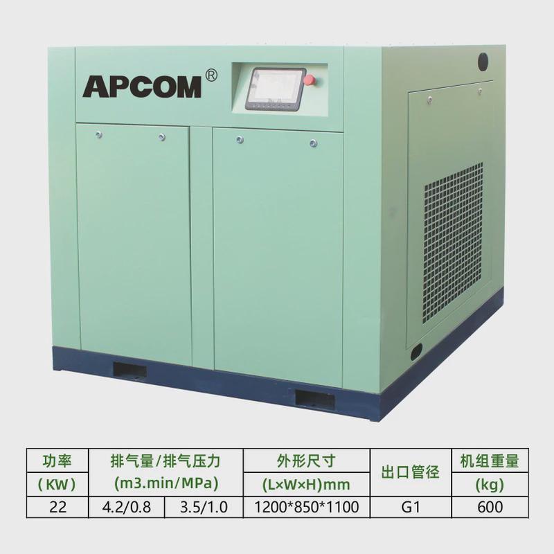 大型工业工厂200千瓦40立方250kw螺杆式空压机永磁变频空气压缩机