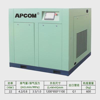 大型螺杆式空压机工厂200千瓦40立方250KW工业永磁变频空气压缩机