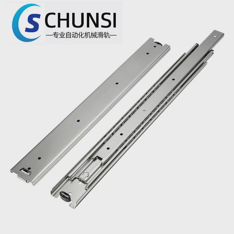 替代51系列IDB10三节式线性滑轨三段抽拉型重载钢型钢制SRH15016