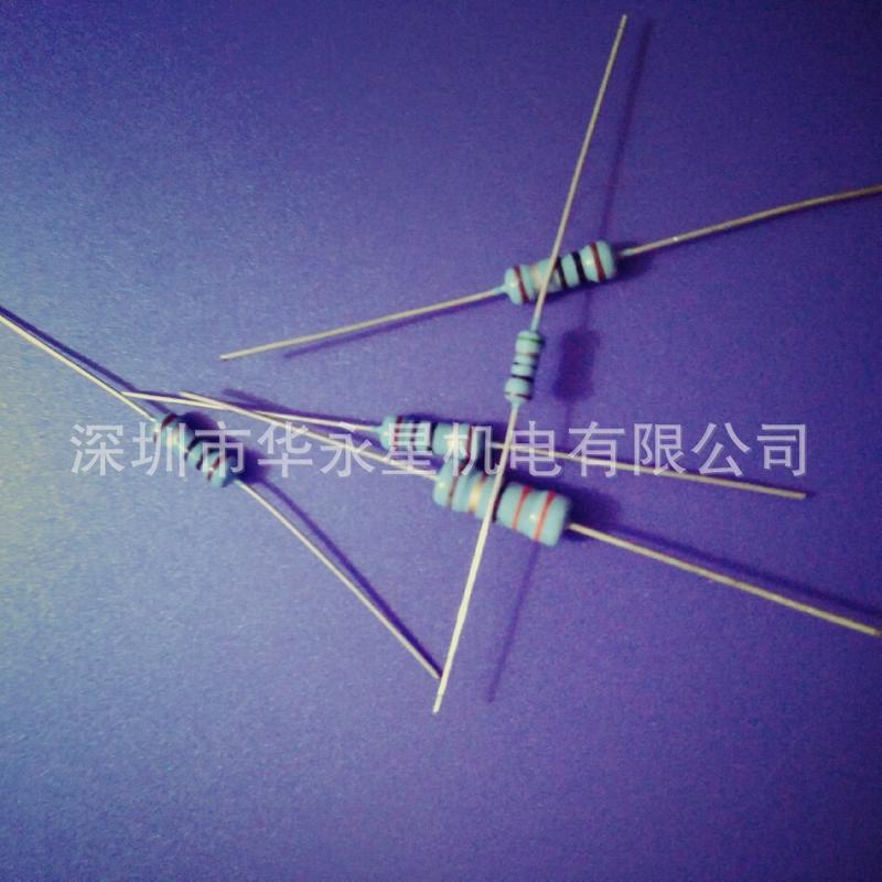 专业生产色环编带,MF金属膜电阻器1/8W1/4W1/2W1W2W3W5WS