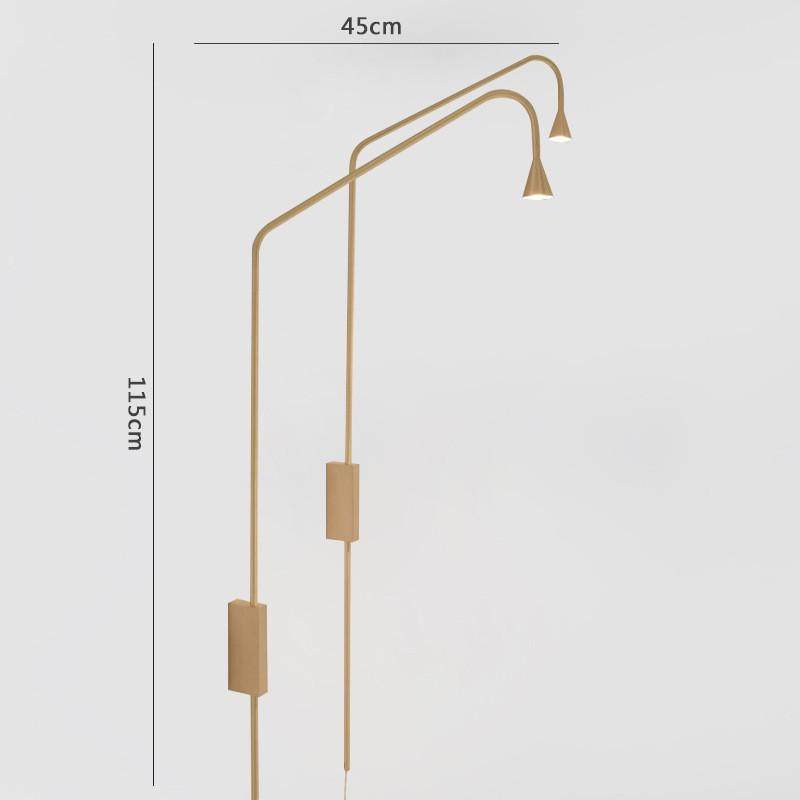 极简主义卧室床头壁灯北欧简约现代床头柜氛围led创意装饰灯灯具,家装灯饰光源,壁灯,淘宝优惠券,粉丝福利购,淘宝优惠卷
