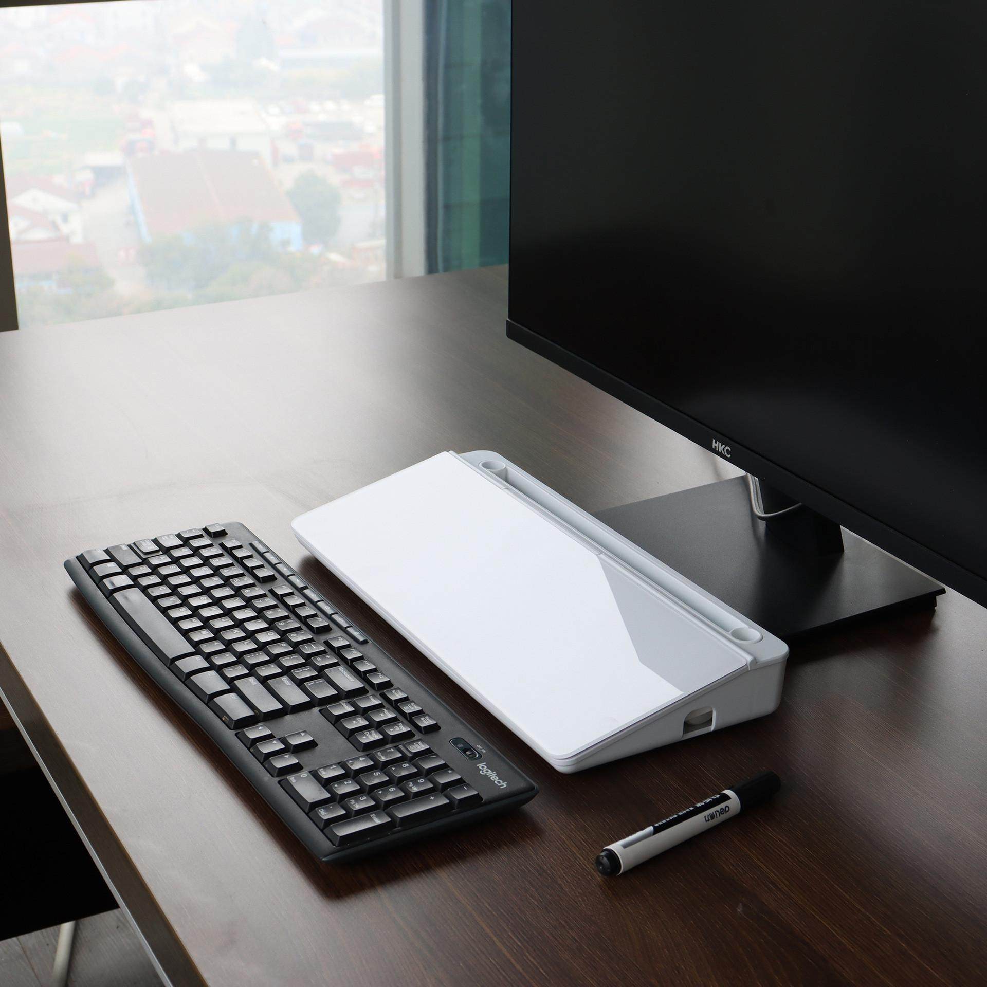 桌面白板收纳写字板便携钢化玻璃办公桌工作提醒板收纳留言,文具电教/文化用品/商务用品,白板,淘宝优惠券,粉丝福利购,淘宝优惠卷