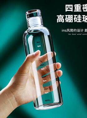 KI9S玻璃酒瓶空瓶密封泡酒瓶子光瓶储酒器小口装酒白酒瓶