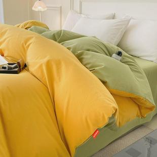 100棉水洗棉被套单件单人子被罩学生宿舍棉褥150x200x230床单