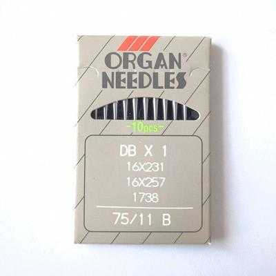 日本进口风琴机针DBX1电动缝纫机针DB*1工业电脑平车针专用风琴针