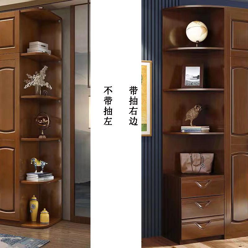 实木衣柜衣橱现代中式简约推拉对开门四门五门六门卧室小户型衣柜