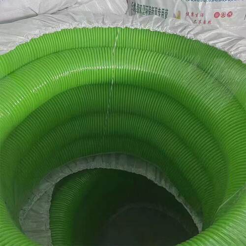 软管新风系统pe管双壁波纹管75110排风批发新风系统辅材pe管道