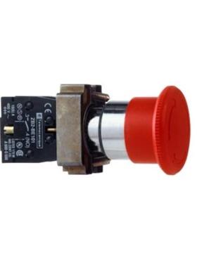开关40mm蘑菇头急停按钮xb2bs542c红色现货供应