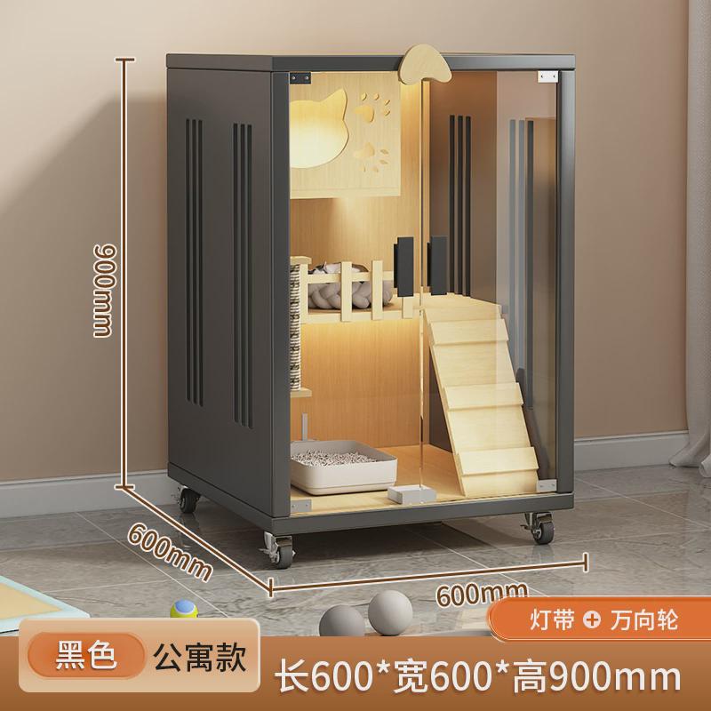 猫别墅家用室内猫窝猫屋猫笼子超大自由空间豪华猫房子猫舍猫咪柜