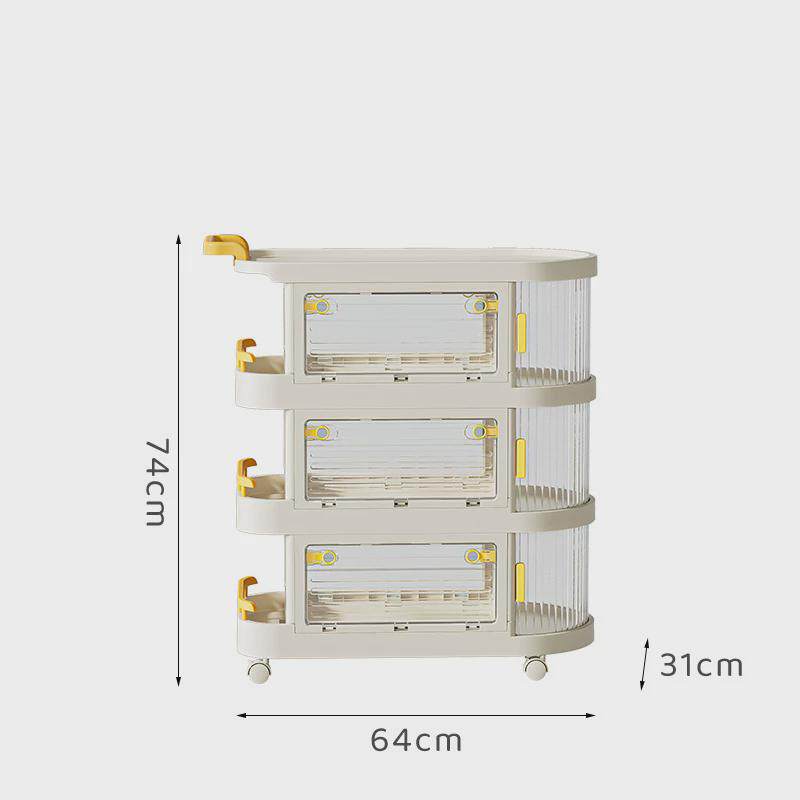 宝宝用品收纳小推车折叠式免安装置物架收纳储物柜多功能多层抽屉,收纳整理,整理架/置物架/收纳架,淘宝优惠券,粉丝福利购,淘宝优惠卷