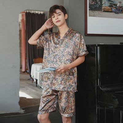 高档冰丝服柔软抗皱浴服男士桑拿服女款洋气汉蒸汗蒸服加肥加新款