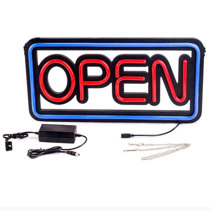 led室内装饰广告牌软灯牌霓虹灯营业中open灯带电商现货供应
