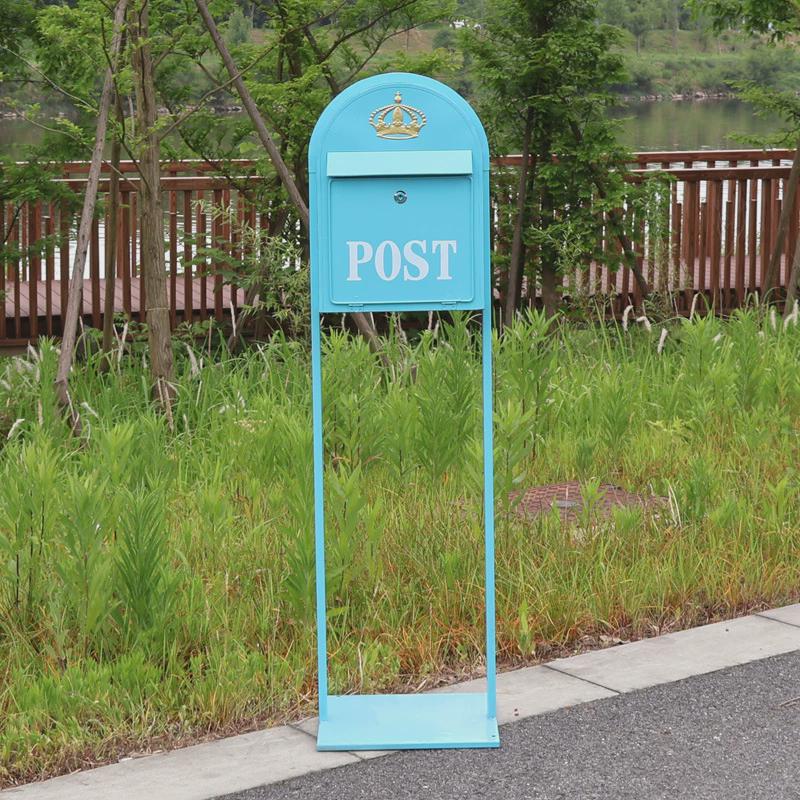 复古英伦风铁艺室外防雨带锁意见心语信箱园长意见箱邮箱征集报箱