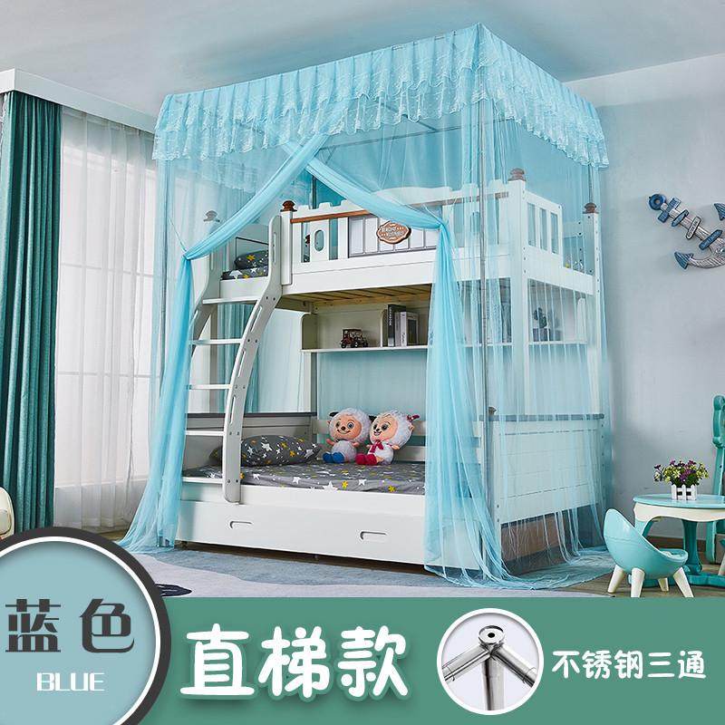 免安装上下床蚊帐上新双层床家用不锈钢一体式高低床儿童子母床品