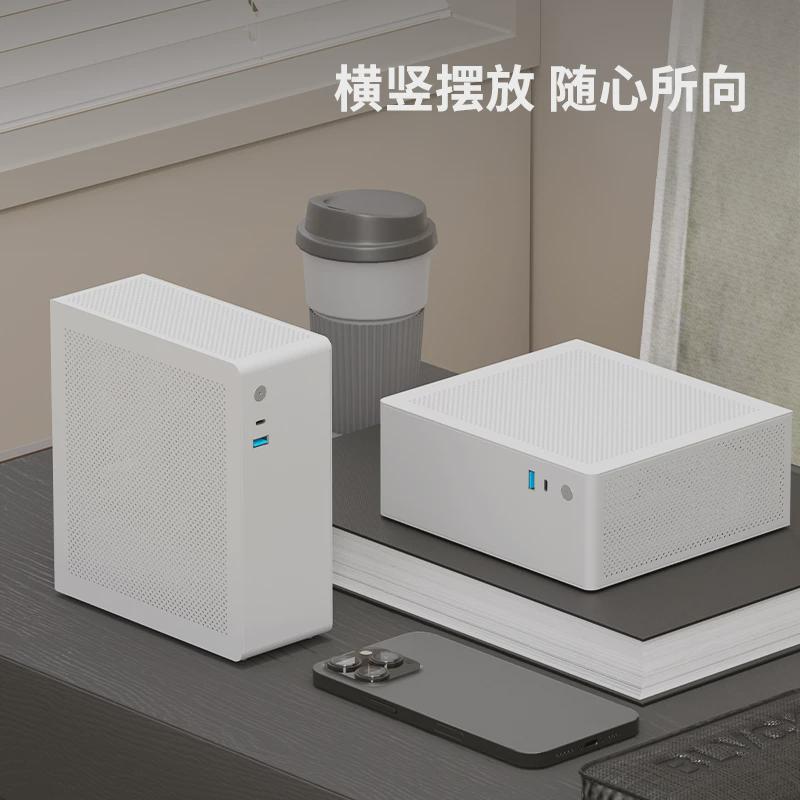 京特尔G100 迷你ITX电脑机箱台式主机办公家用机箱小型桌面mini
