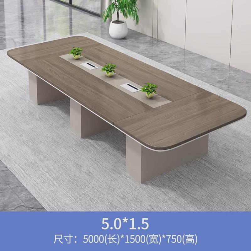 办公室会议桌加厚长桌子工作台会议室桌椅组合接待桌办公家具