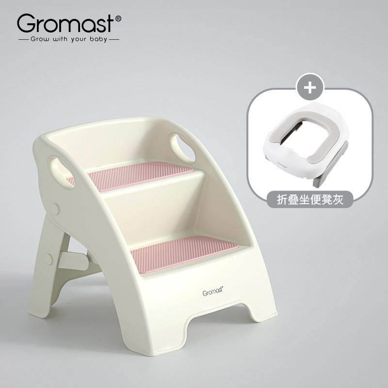 gromast儿童垫脚凳宝宝洗手台阶洗脸踩脚凳防滑折踏脚凳可楼新款
