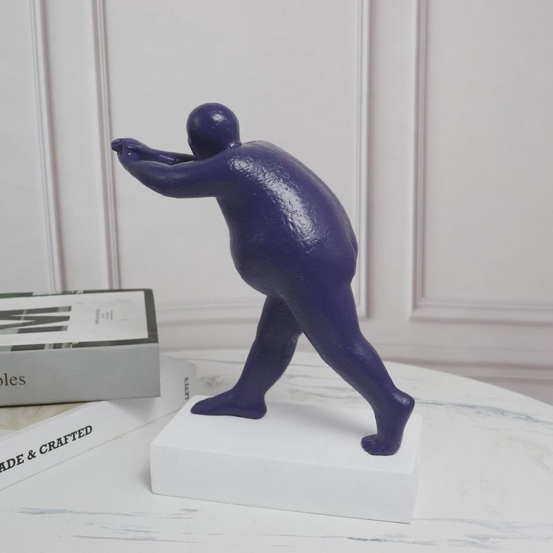 现代简约创意平衡软装雕塑人像摆件样板房售楼处酒柜人物饰品摆设