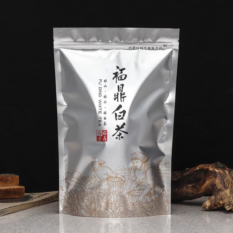 福鼎白茶包装袋散茶袋半斤装一斤装铝箔封口袋通用防潮储存自封袋