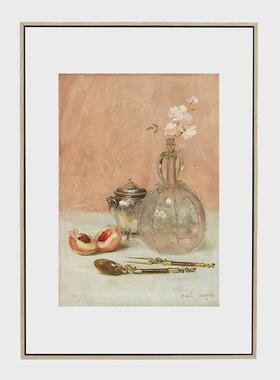 61k3装饰画卧室复古原木风摆画艺术ins欧式床头挂画美式玫瑰