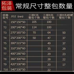 纸箱 热销飞机盒纸箱快递打包盒瓦楞纸箱三层五层特硬飞机盒包装