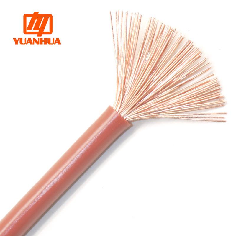 热销纯铜rv6平方多股单黑白仪器仪表信号连接软线红黄蓝绿芯棕灰