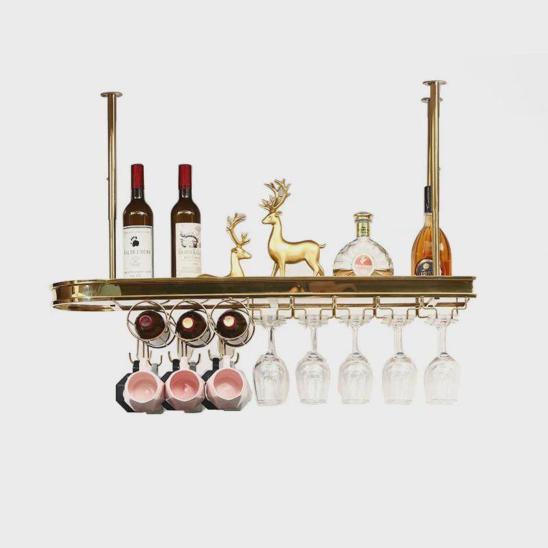 gy轻奢吧台吊架金属酒架悬挂不锈钢酒杯架倒挂置物架高脚杯架红酒,家居饰品,装饰摆件,淘宝优惠券,粉丝福利购,淘宝优惠卷