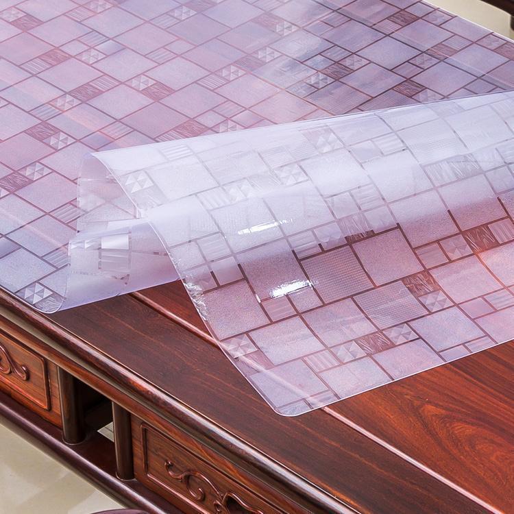 压纹pvc薄膜家居透明桌垫茶几垫子防水防油软玻璃防烫隔热餐桌垫
