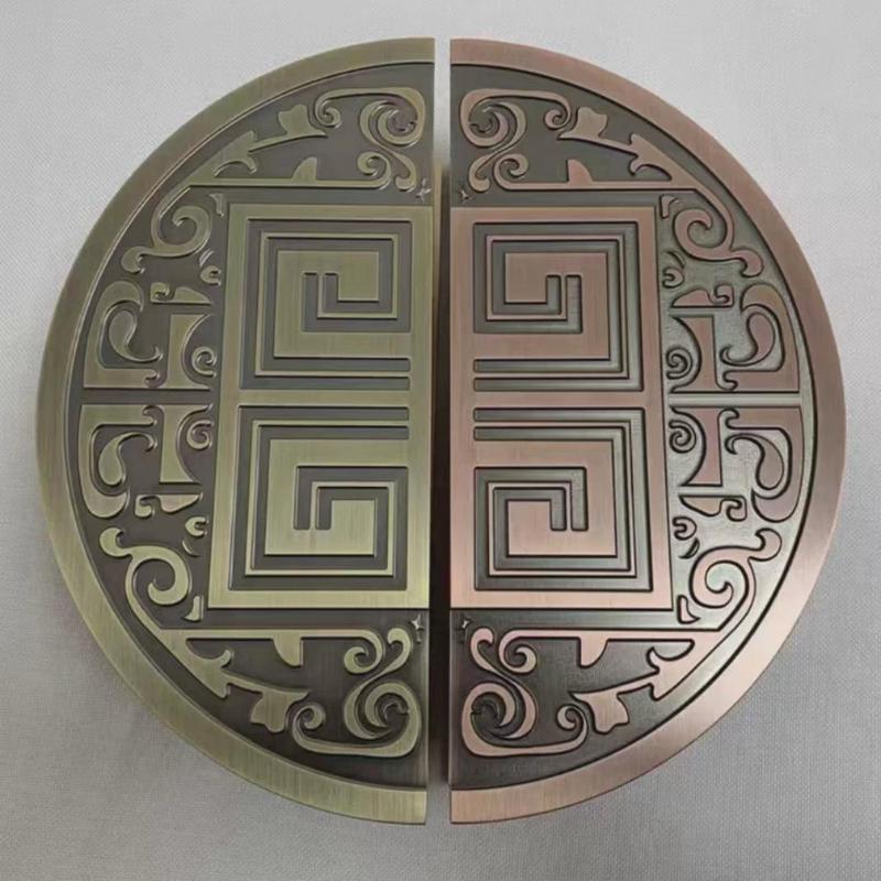 半圆拉手半圆中式半圆门拉手圆形大门可订玻璃门拉手半圆新品