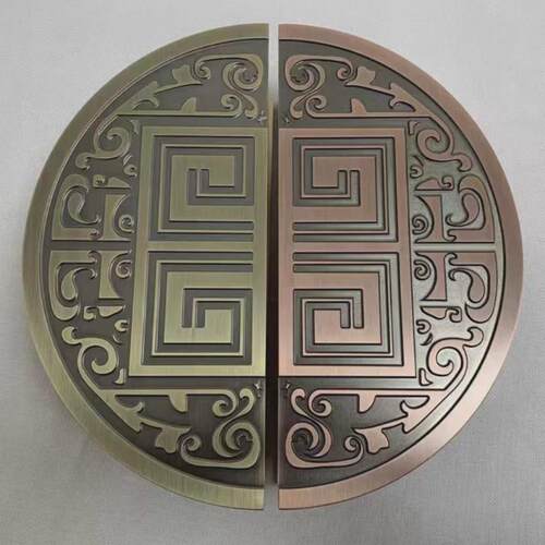 半圆拉手半圆玻璃门拉手半圆门拉手圆形大门可订中式半圆新品