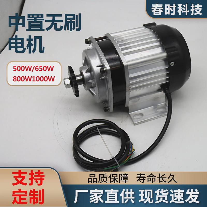 电动三轮四轮车大功率电动马达中置无刷差速电机永磁电驱动1000w