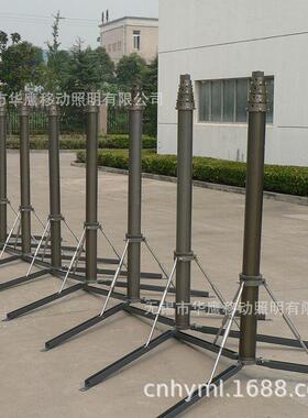 定制气动升降桅杆支撑架式升降桅杆三脚架akx6-110-1450-6000