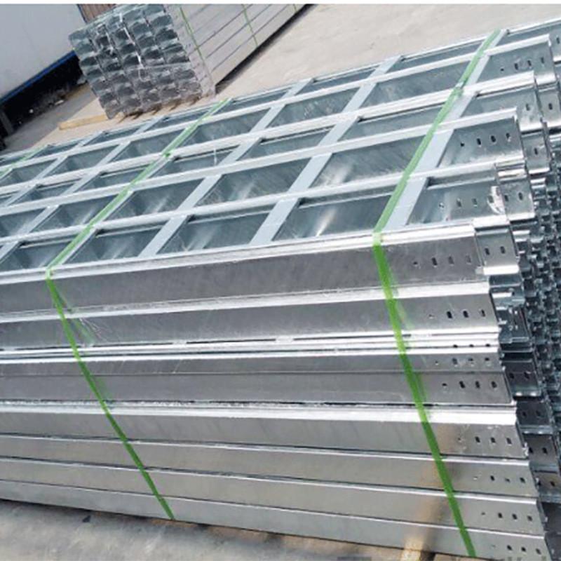 大跨距热浸锌处理厂桥架电厂化工厂污水热镀锌用桥架槽式梯式托盘