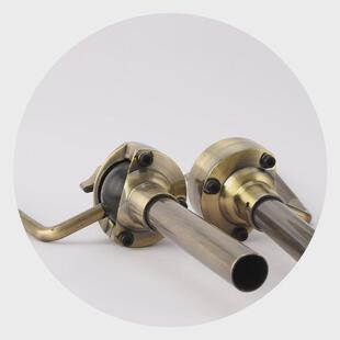 古铜拉丝单球牛头架子鼓托架耳鼓嗵鼓鼓底悬挂支撑架通鼓管鼓配件