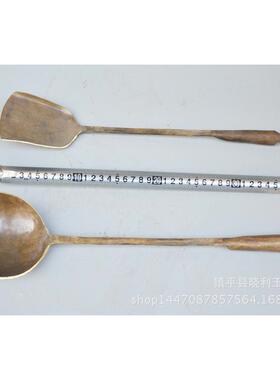 铜老式手gong铜铲子铜勺子大汤勺餐具锅铲铜元礼品会销素