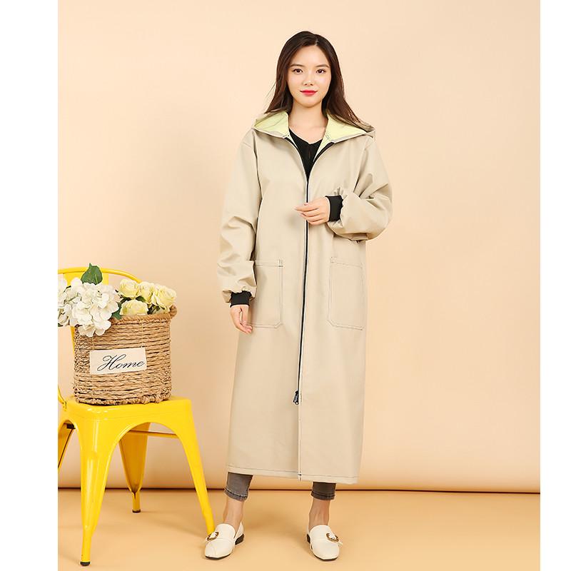 58c1pu皮围裙防水防油软皮革罩衣加长款工作服防污厨房家务护衣