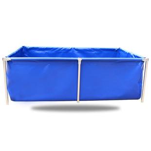 定做帆布折叠鱼池锦鲤暂养池龟池水族箱鱼苗繁殖鱼缸蓄水池金鱼缸