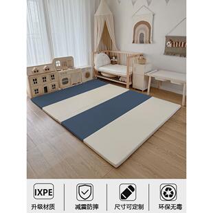 爬爬垫ixpe4cm折叠无缝款婴幼儿地垫宝宝PU爬行垫家用加厚游戏垫