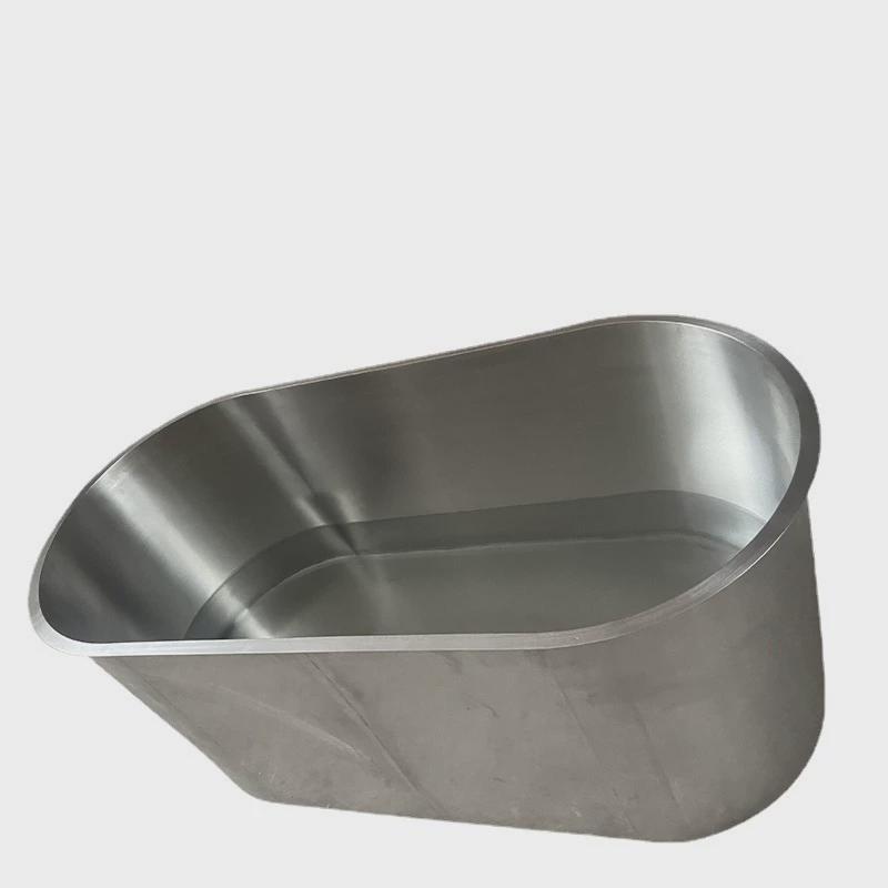 厂家304不锈钢双层浴池浴室送地一体装排水不锈钢浴缸