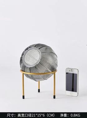 新加勤北欧创意家居简约透明玻璃花瓶摆件客厅插花书房轻奢摆件