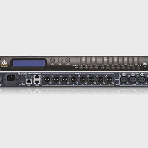 音频处理器功放反馈厂家3进6出8进8出16路会议网络前级效果器数字