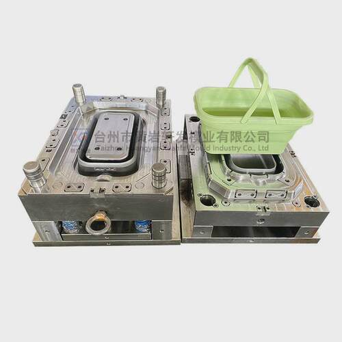 TPE软胶折叠模具塑料包胶开模双色包胶模具TPE包PP日用品注塑模具