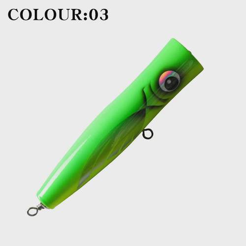 海钓木质饵假扒40g60g70g80g100g120g木制撞水波扒拖钓波饵青甘饵