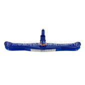 泳池设备游泳池清洁器20寸胶刷吸池头吸污头泳池刷吸污蓝色配件